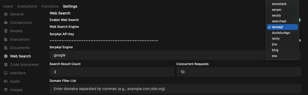 Open WebUI Admin-Panel
