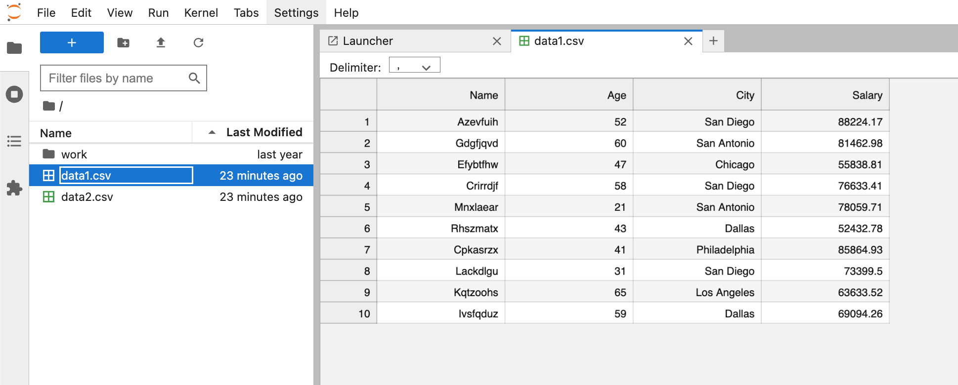 Configuration d&#39;exécution du Code
