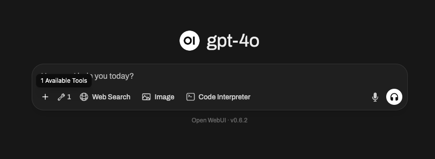 Indicateur du Serveur d&#39;Outils