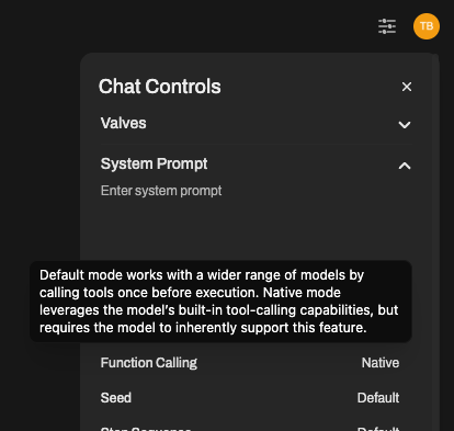Controles de Chat